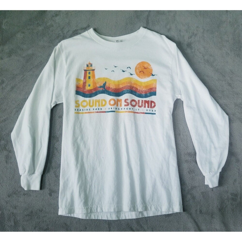 Soundside Music Festival 2023 Concert Tshirt Long Sleeve Unisex Small CT